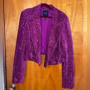 Purple Sequin Jacket
